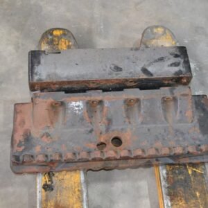 Frontgewichtdrager met gewichtsstuk voor