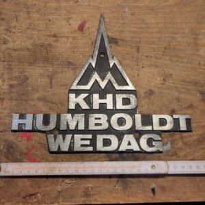WEDAG Emblem Fabrikschild